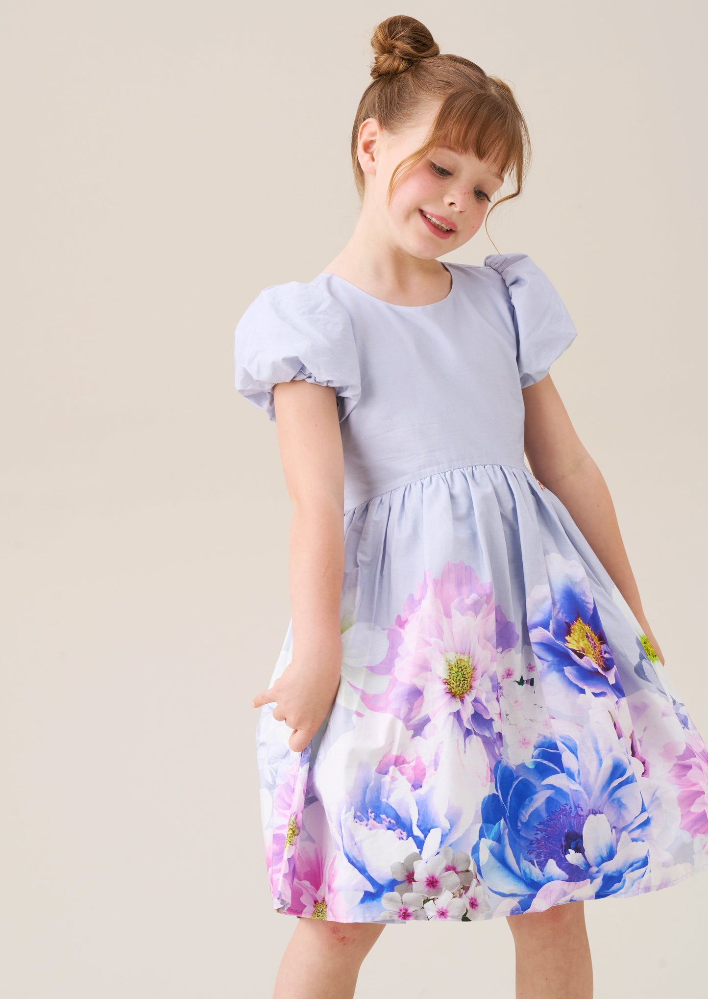 Girls Blue Party Dress | Angel & Rocket