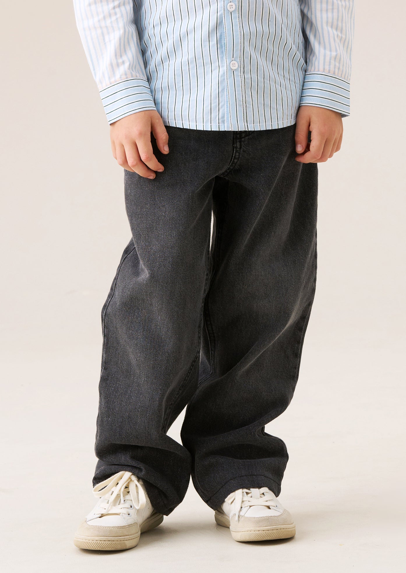 Boys Grey Relaxed Fit Jeans | Angel & Rocket