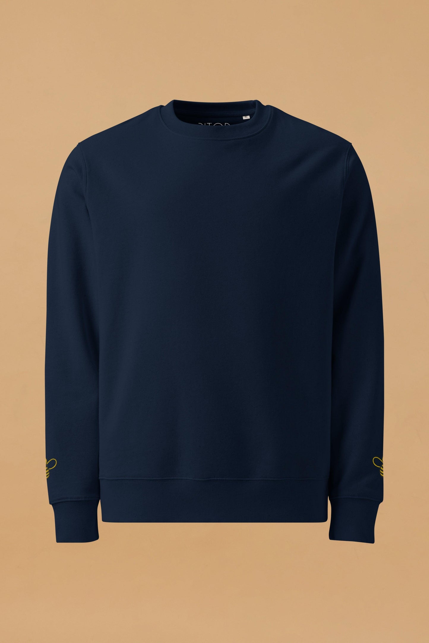 Bee Navy Organic Cotton Sweatshirt – Unisex