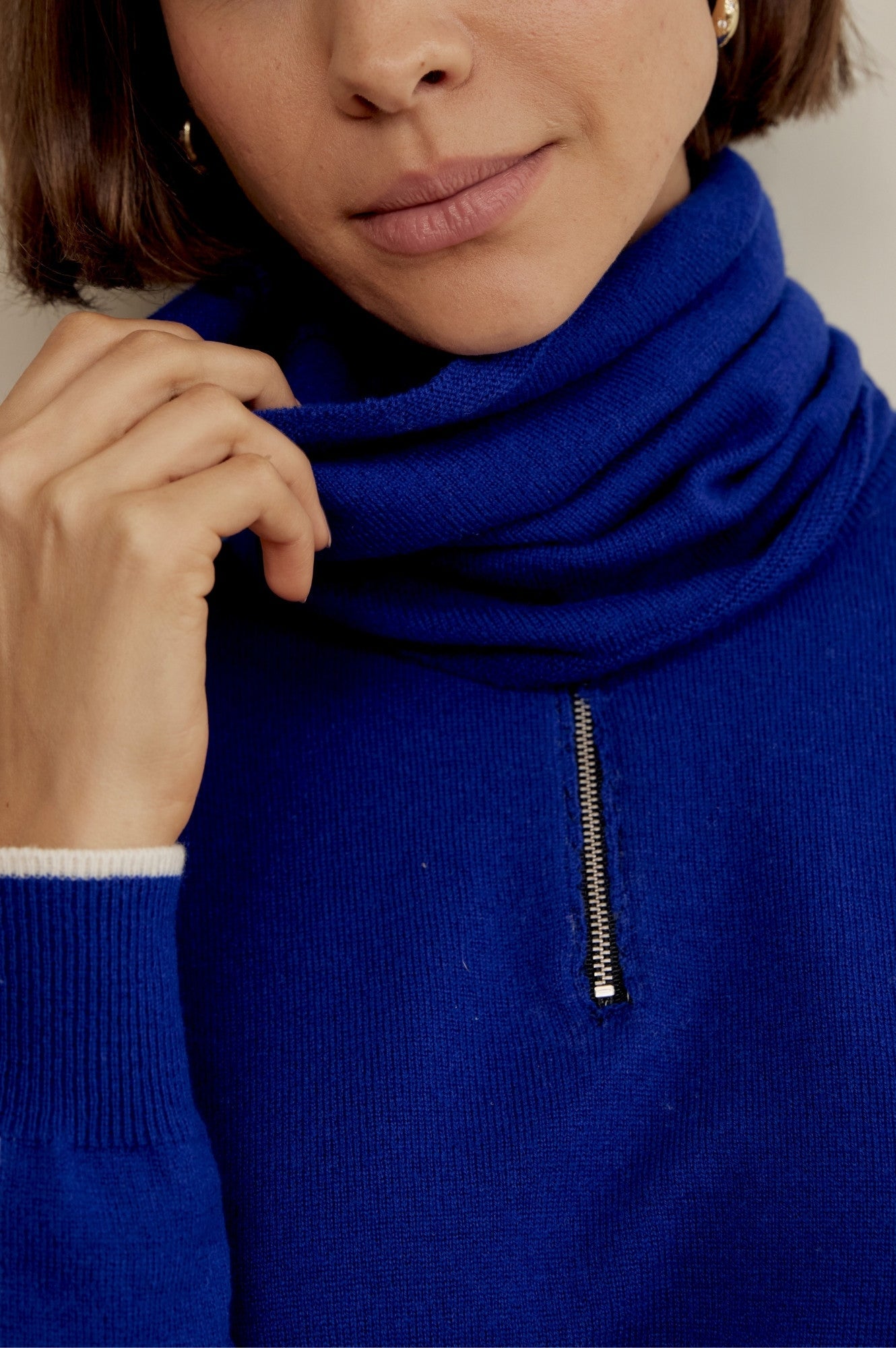 Aspiga Ladies Ethical Warm Merino Wool Soft Neck Warmer / Snood Cobalt Blue