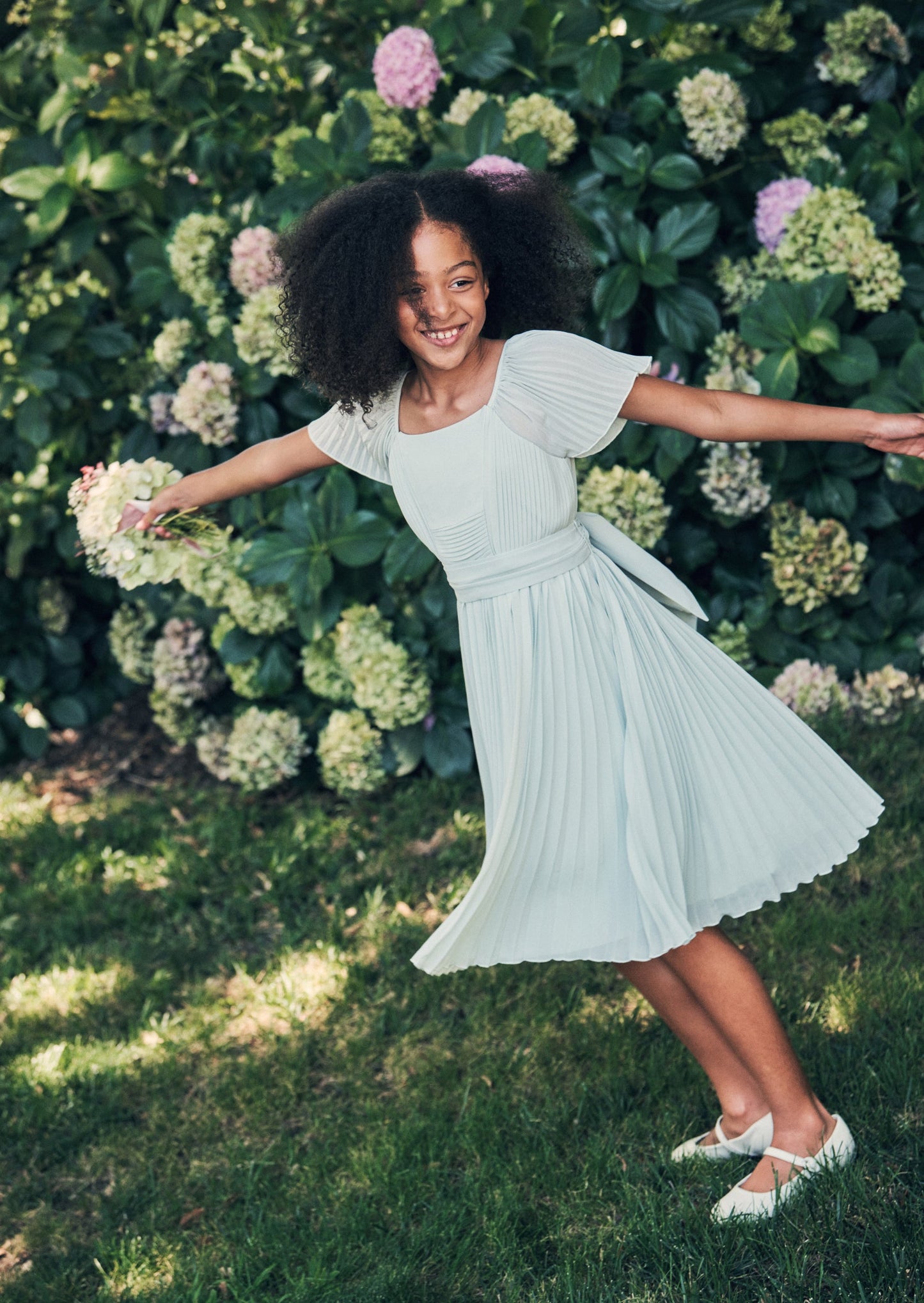 Girls Pleated Dress | Angel & Rocket