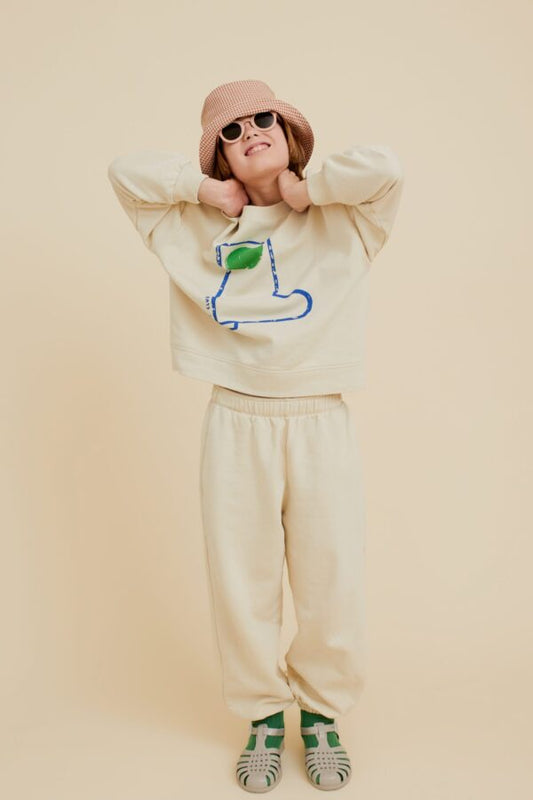 SHOE WASHED SWEATSHIRT