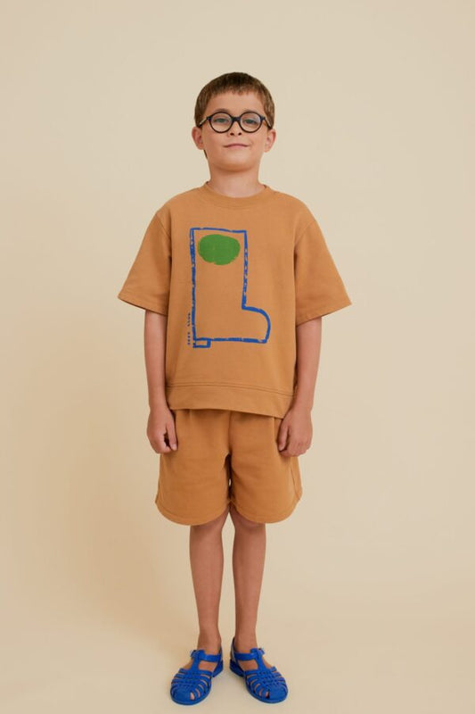 SHOE SHORT-SLEEVED SWEATSHIRT