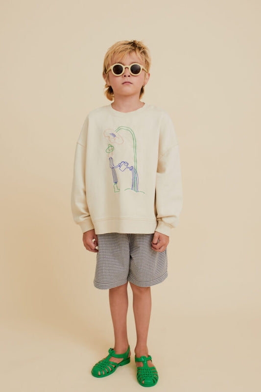 GARDENER EMBROIDERED WASHED SWEATSHIRT