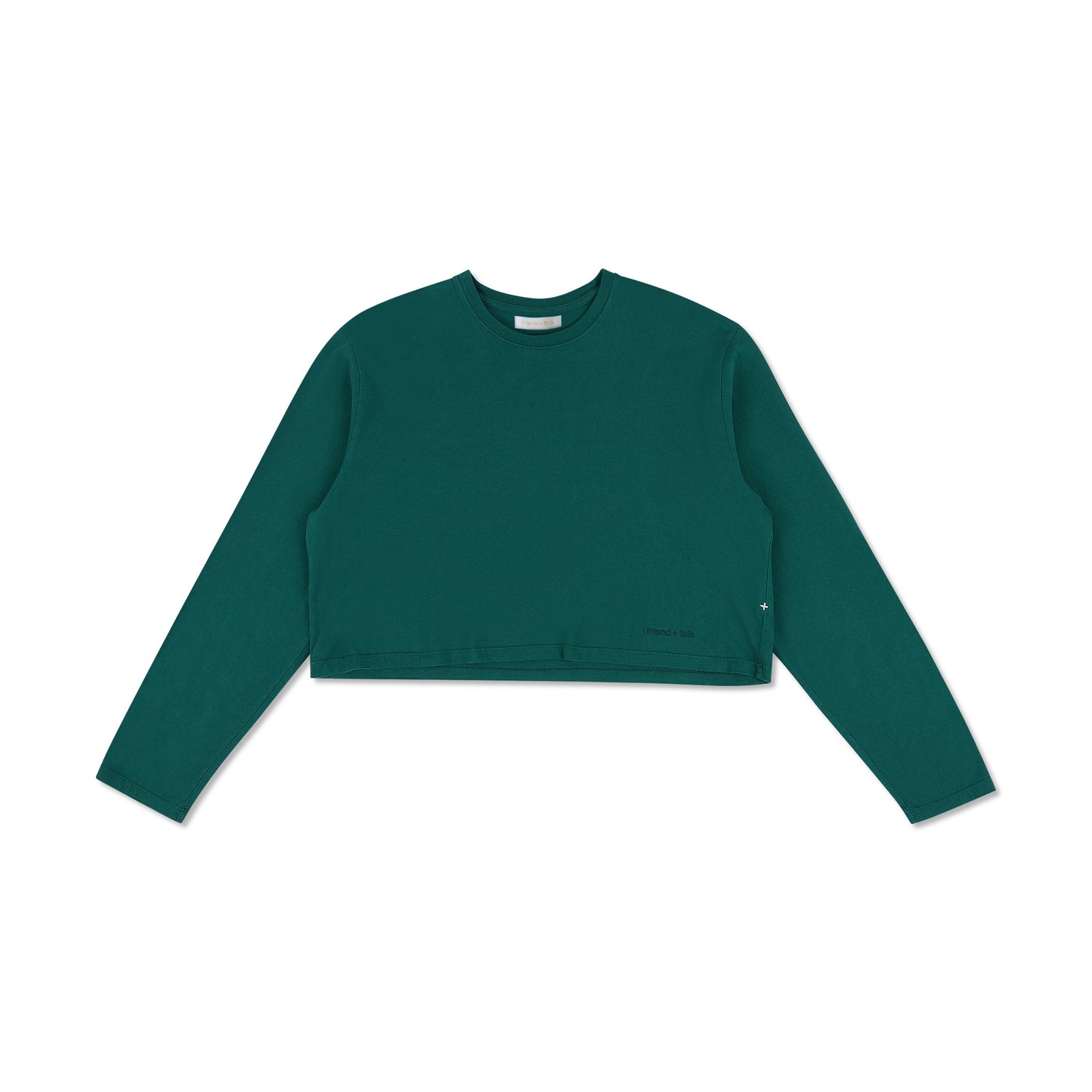 banks long sleeve cropped t-shirt - walden / ix