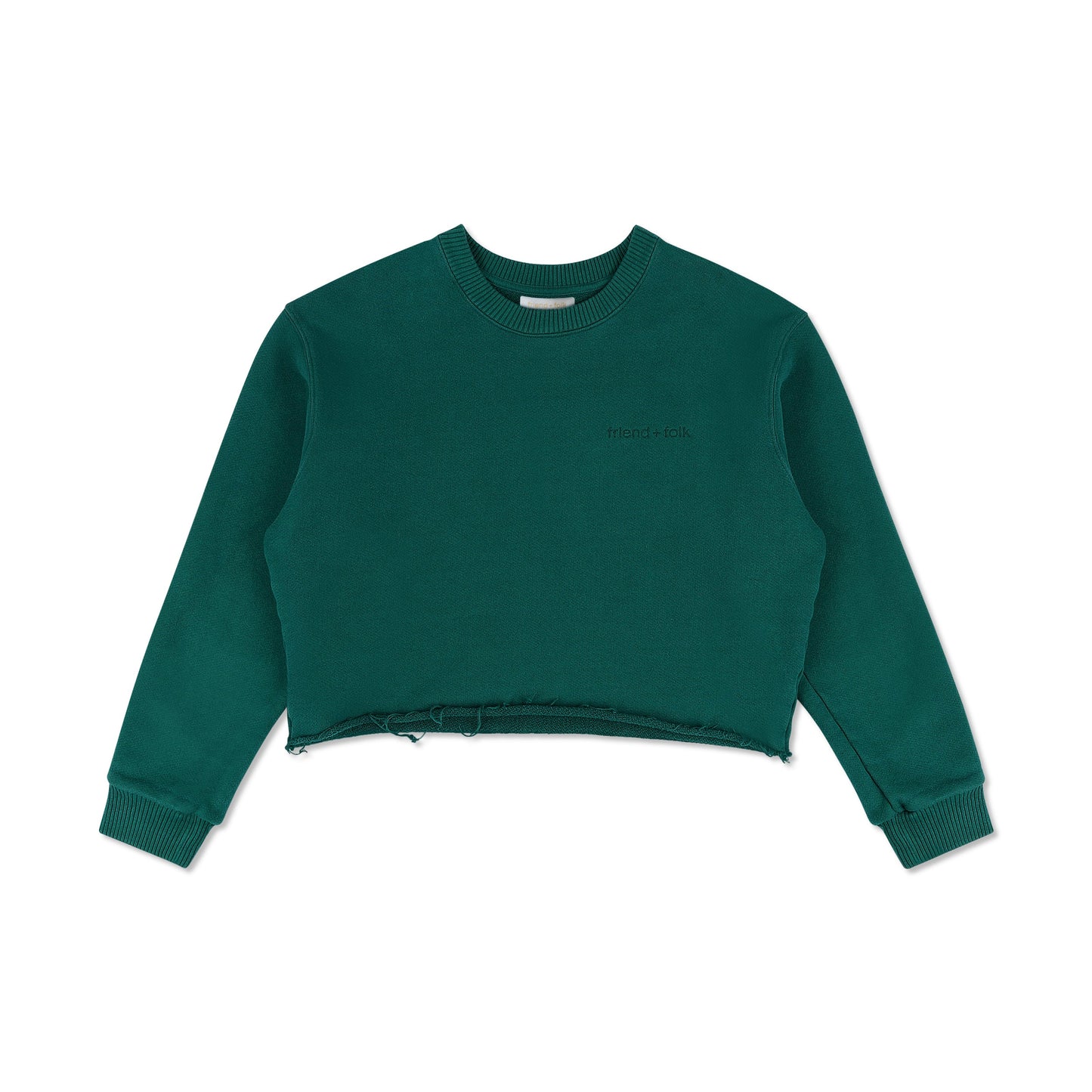 potter cropped crewneck sweatshirt - walden / iv