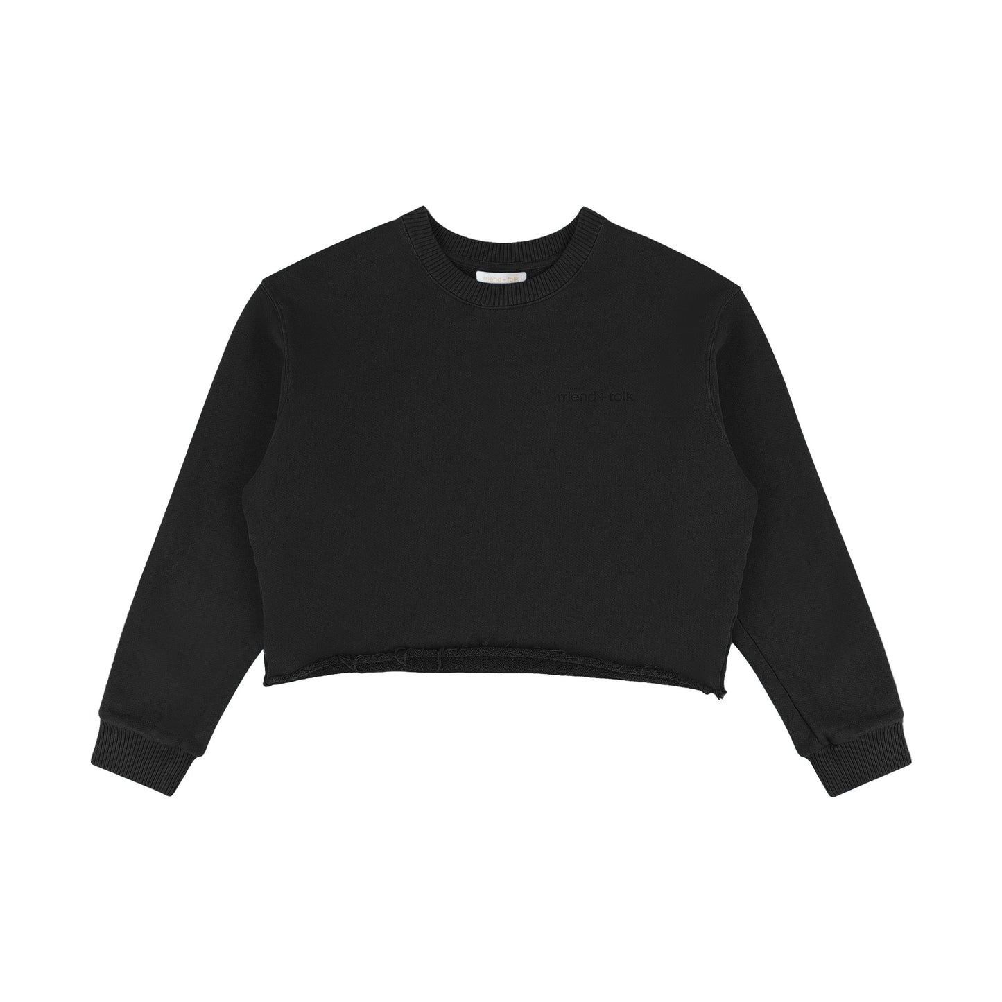 potter cropped crewneck sweatshirt - after dark