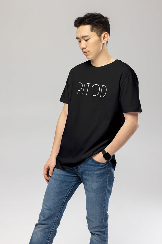 Logo Black Organic Cotton T-Shirt – Unisex