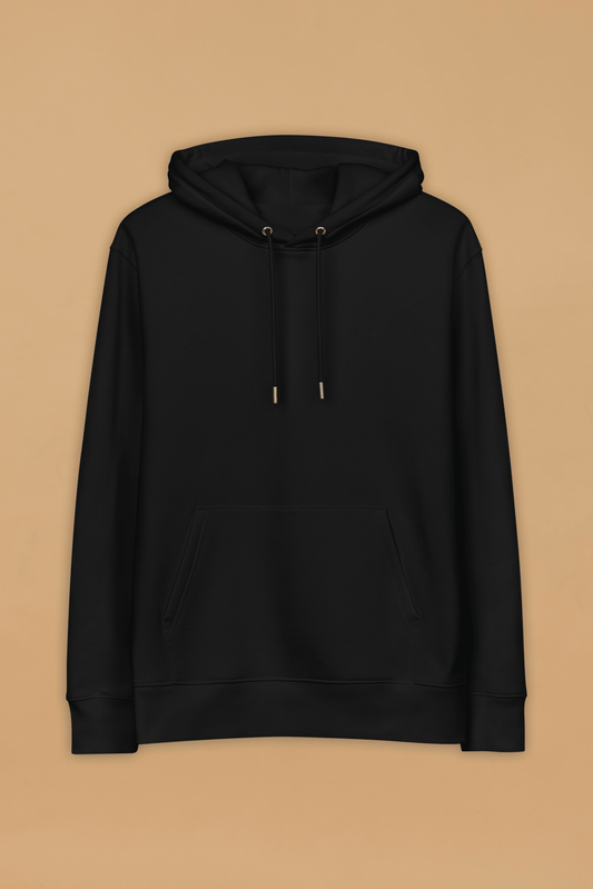 Pitod Black Organic Cotton Hoodie – Unisex