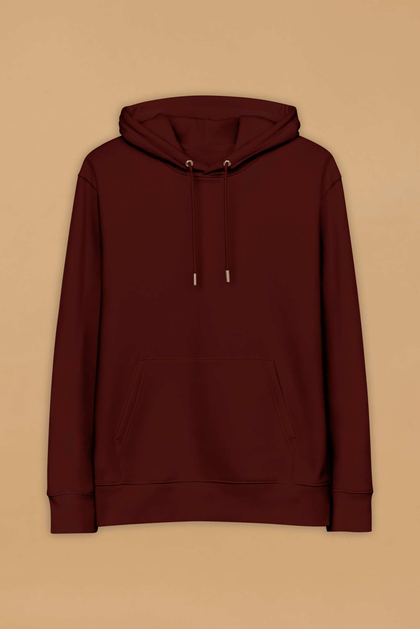 Pitod Burgundy Organic Cotton Hoodie – Unisex