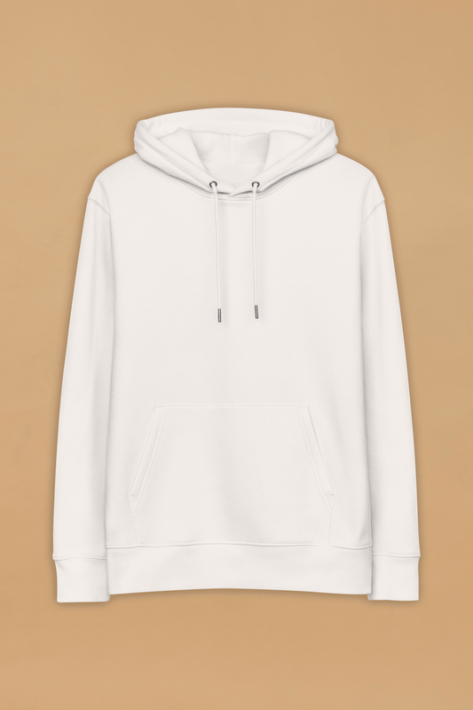 Pitod White Organic Cotton Hoodie – Unisex