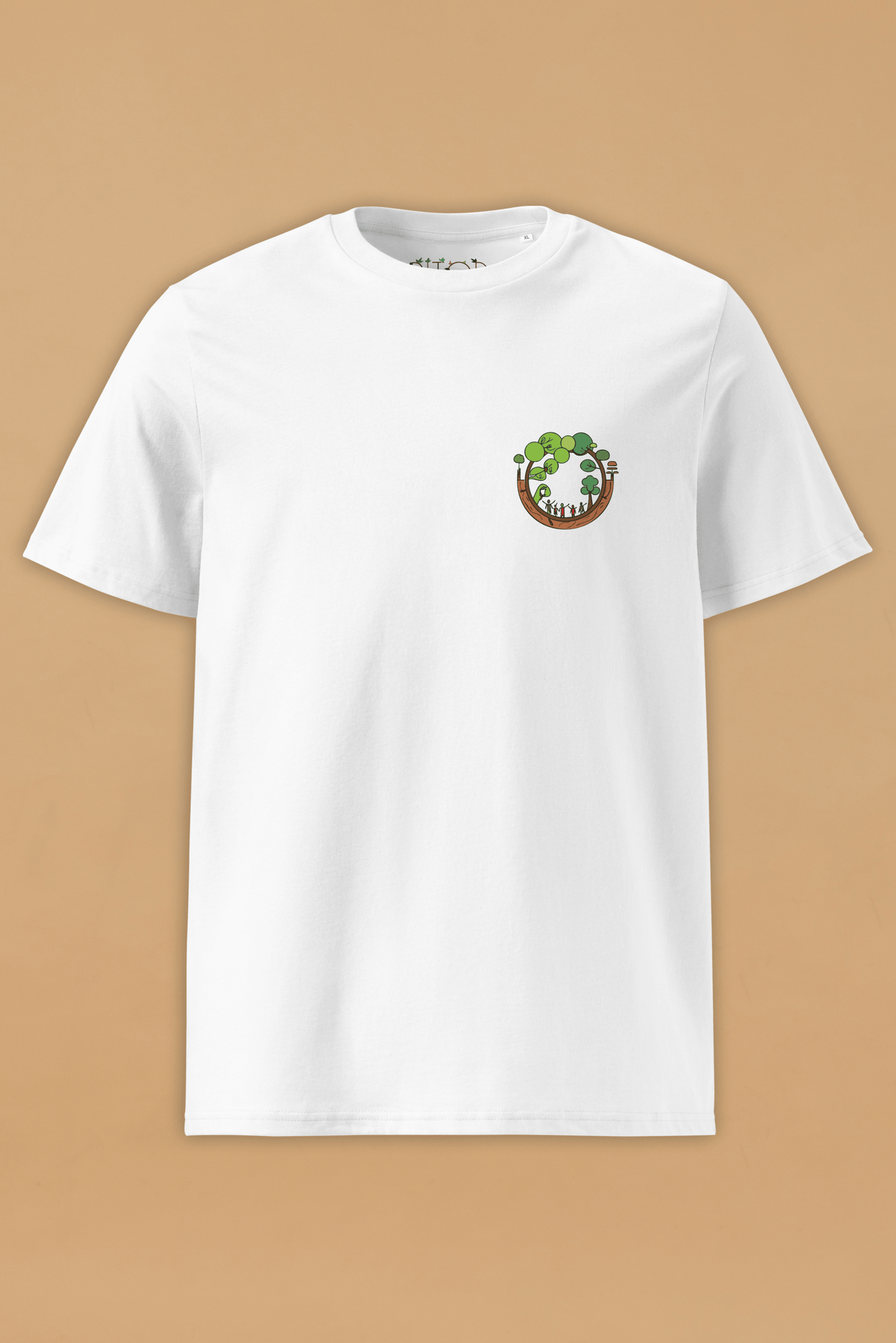 Circle of Life White Organic Cotton T-Shirt – Unisex