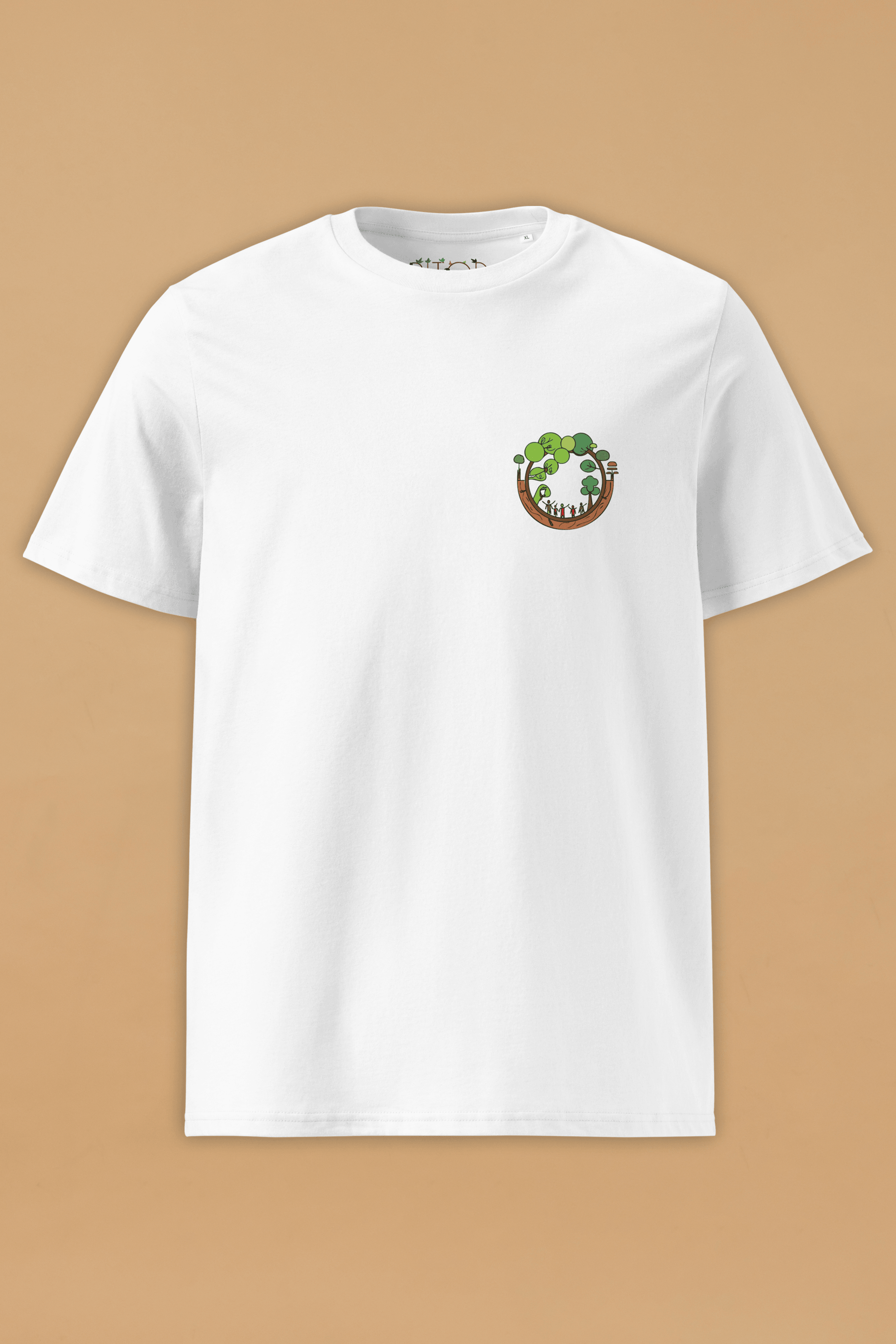 Circle of Life White Organic Cotton T-Shirt – Unisex