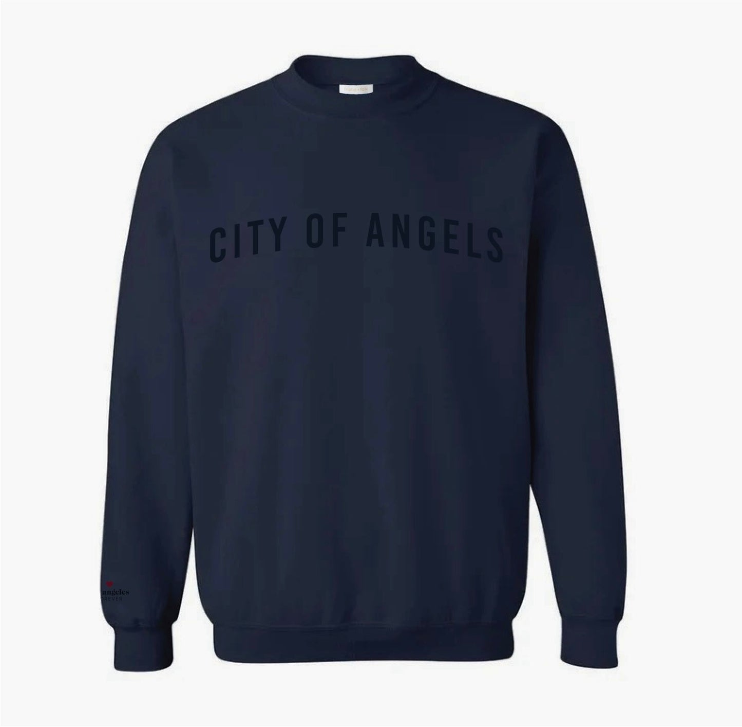 city of angels lightweight crewneck - viii / navy