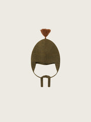Forest Contrast Tassel Hat