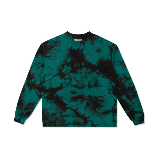 witter oversized long sleeve t-shirt - everglade / ix