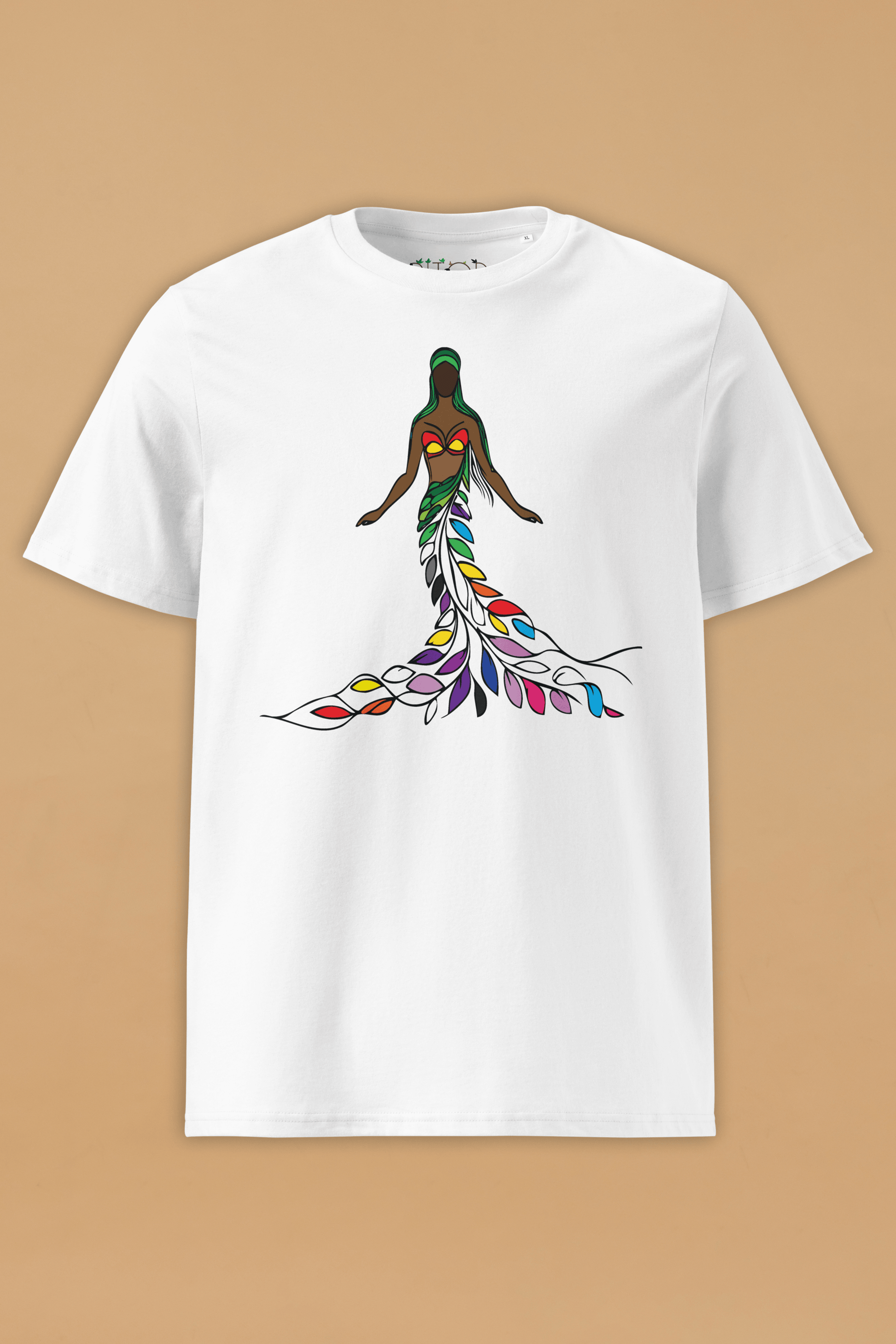 Mother Nature White Organic Cotton T-Shirt – Unisex