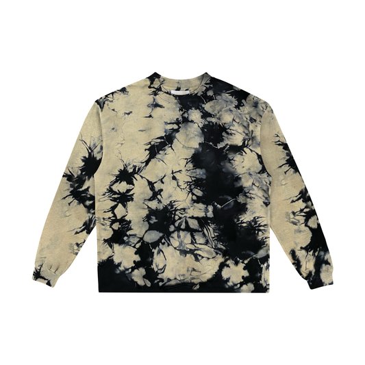 witter oversized long sleeve t-shirt - sand dune / vii