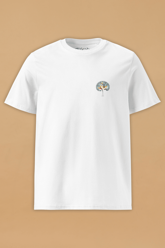 Unity Tree White Organic Cotton T-Shirt – Unisex