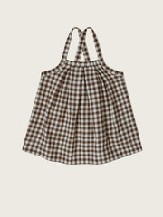 Chestnut Gingham Tribe Skirt