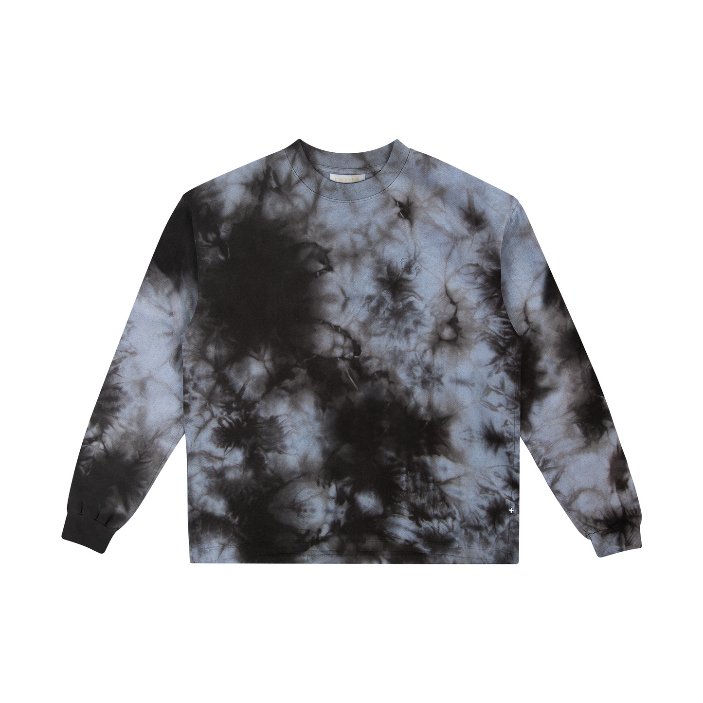 witter oversized long sleeve t-shirt - summer storm / xii