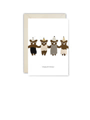 Happy Birthday Bears Card