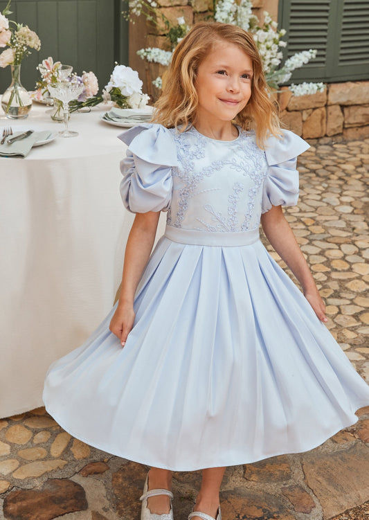 Girls Ice Blue Bodice Dress | Angel & Rocket