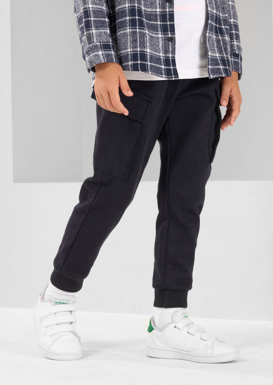 Boys Navy Cargo Trousers | Angel & Rocket