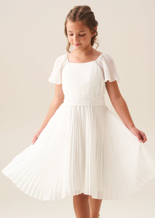 Georgette White Dress | Angel & Rocket