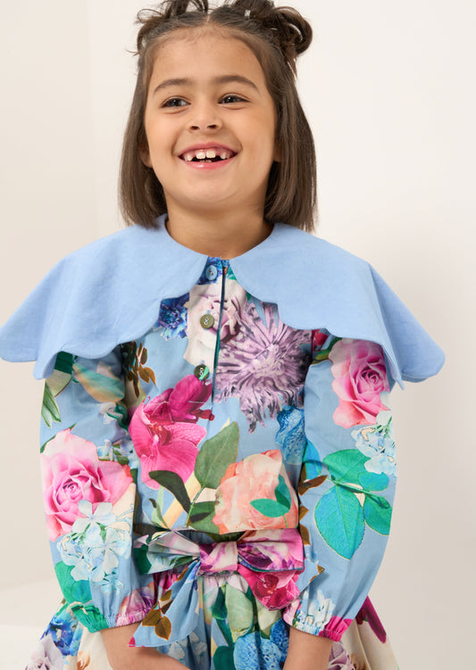 Girls Blue Blouse | Girls | Angel & Rocket