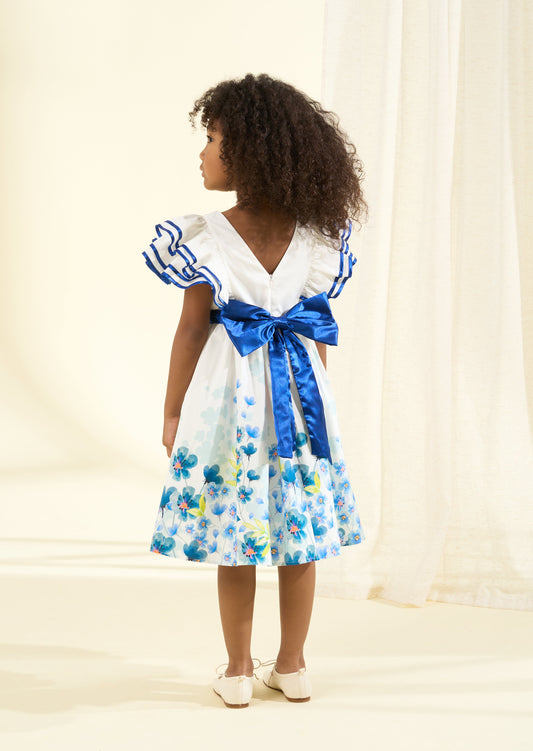 Ruffle Sleeve Dress | Angel & Rocket