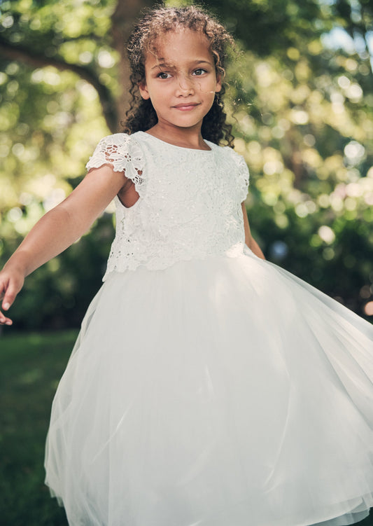 Girls Tulle Dress | Angel & Rocket