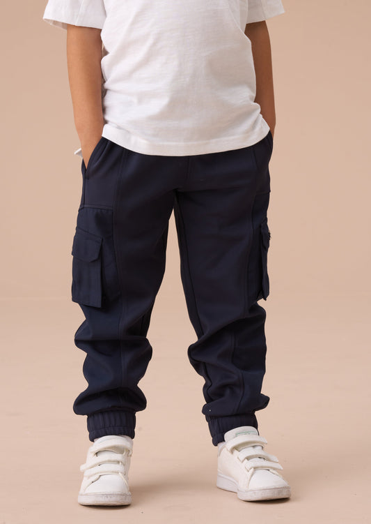 Boys Navy Joggers | Angel & Rocket