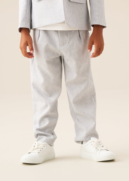 Boys Grey Smart Suit Trousers | Angel & Rocket