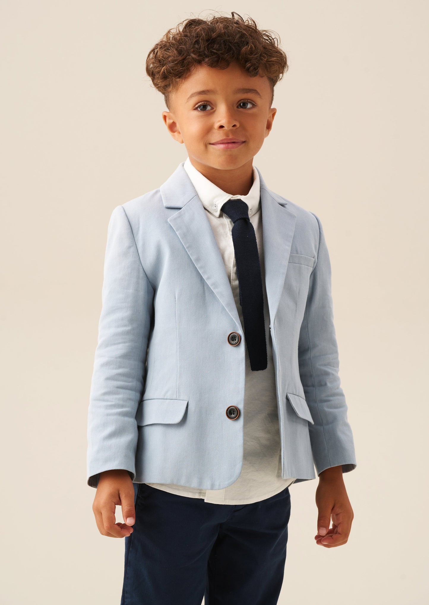 Boys Smart Blue Blazer | Angel & Rocket