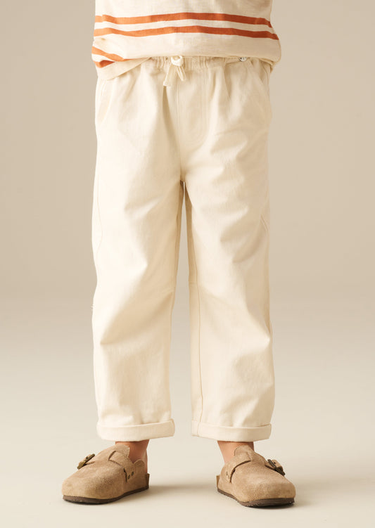 Boys Classic Stone Slim Fit Smart Chinos | Angel & Rocket