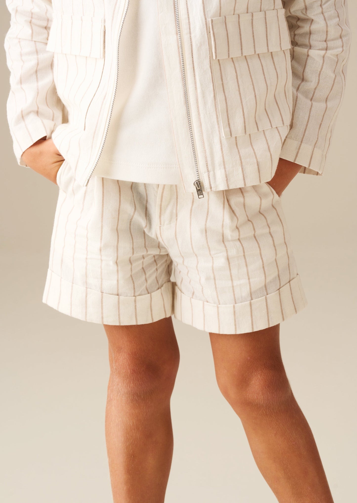 Boys Summer Stripe Suit Shorts | Angel & Rocket
