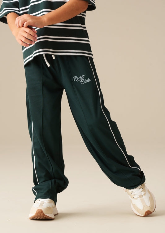 Boys Green Sports Joggers | Angel & Rocket