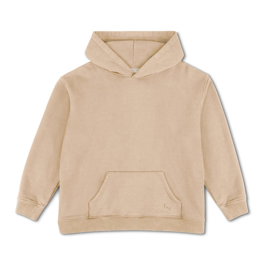 crosby oversized hoodie - sesame / viii