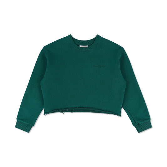 potter cropped crewneck sweatshirt - walden / xii