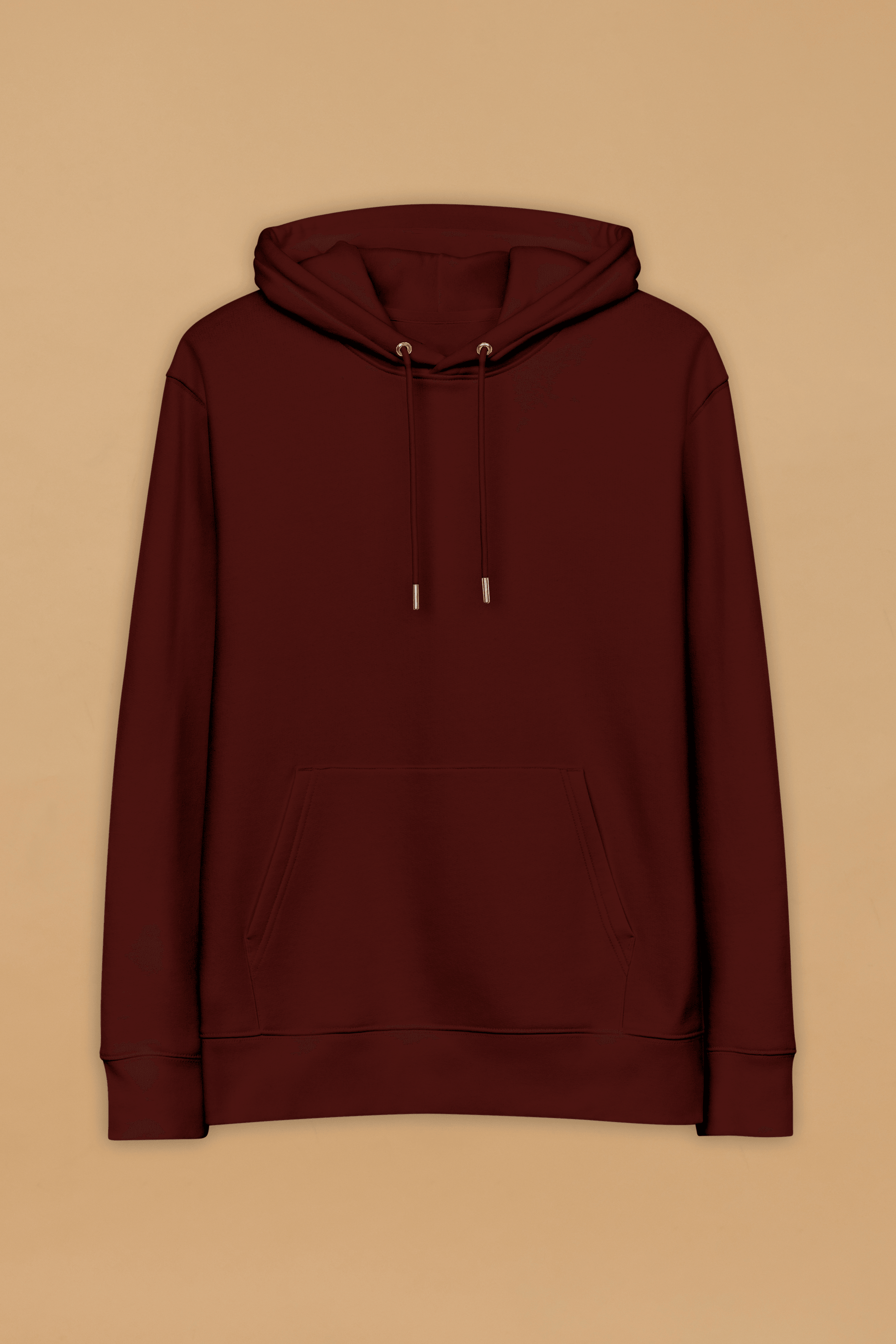 Pitod Burgundy Organic Cotton Hoodie – Unisex