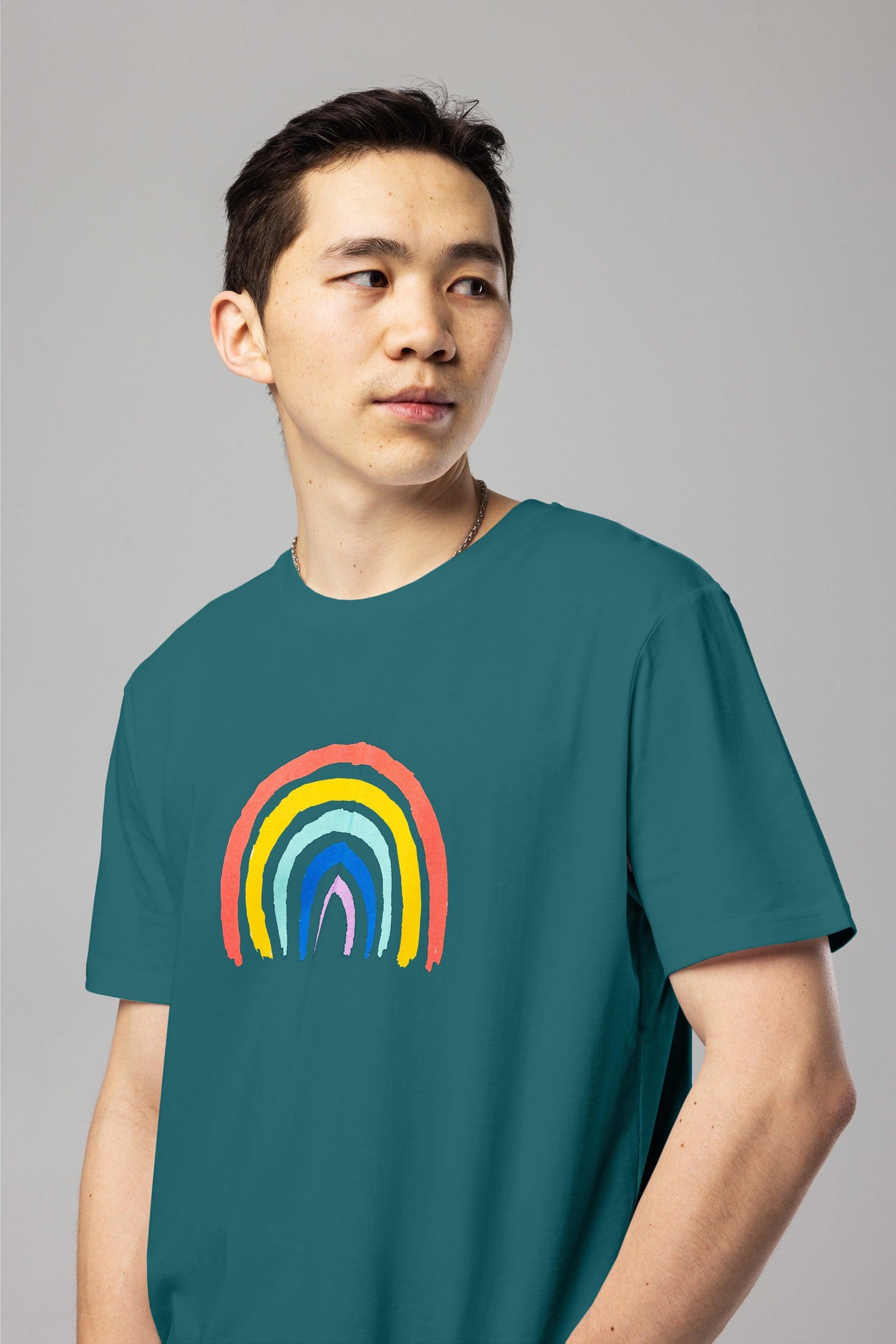 Rainbow Stargazer Organic Cotton T-Shirt – Unisex