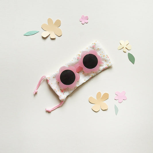 Rockahula Pink Spotty Flower Sunglasses | Angel & Rocket