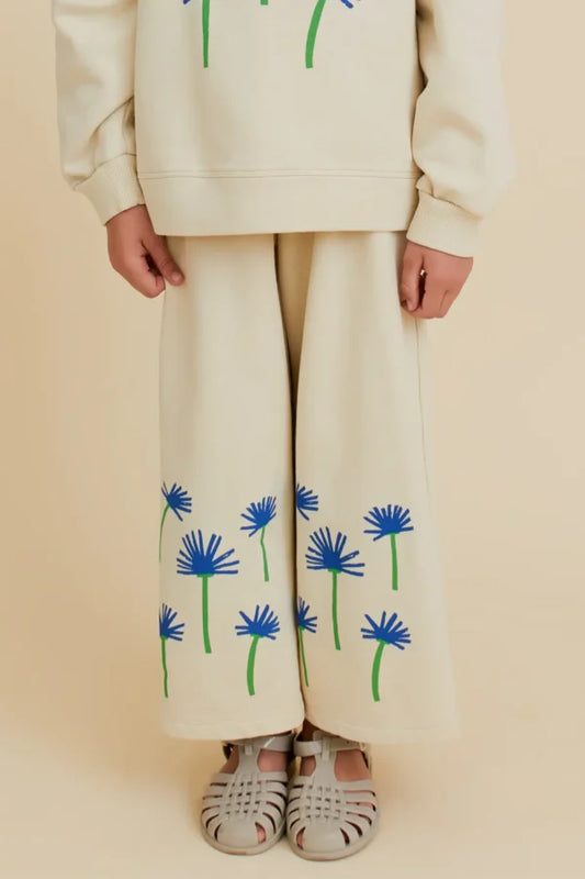 CORNFLOWER WIDE-LEG PANTS