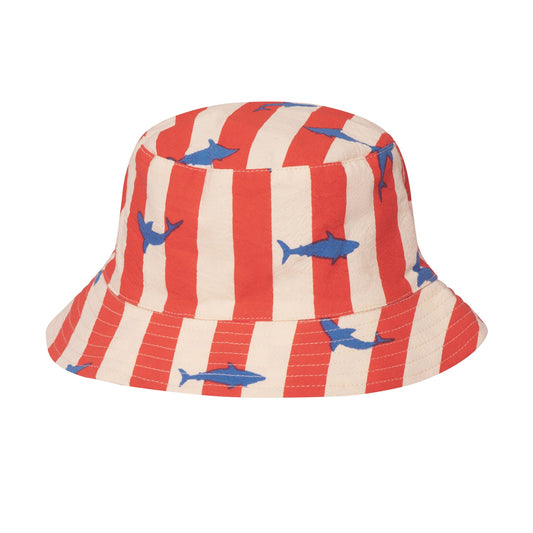 Shark Reversible Bucket Hat 7-10 Years | Angel & Rocket