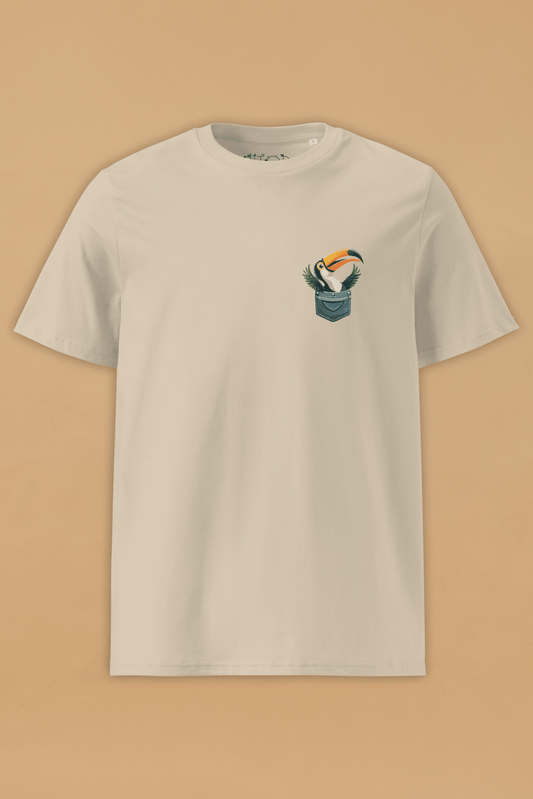 Toucan Desert Dust Organic Cotton T-Shirt – Unisex