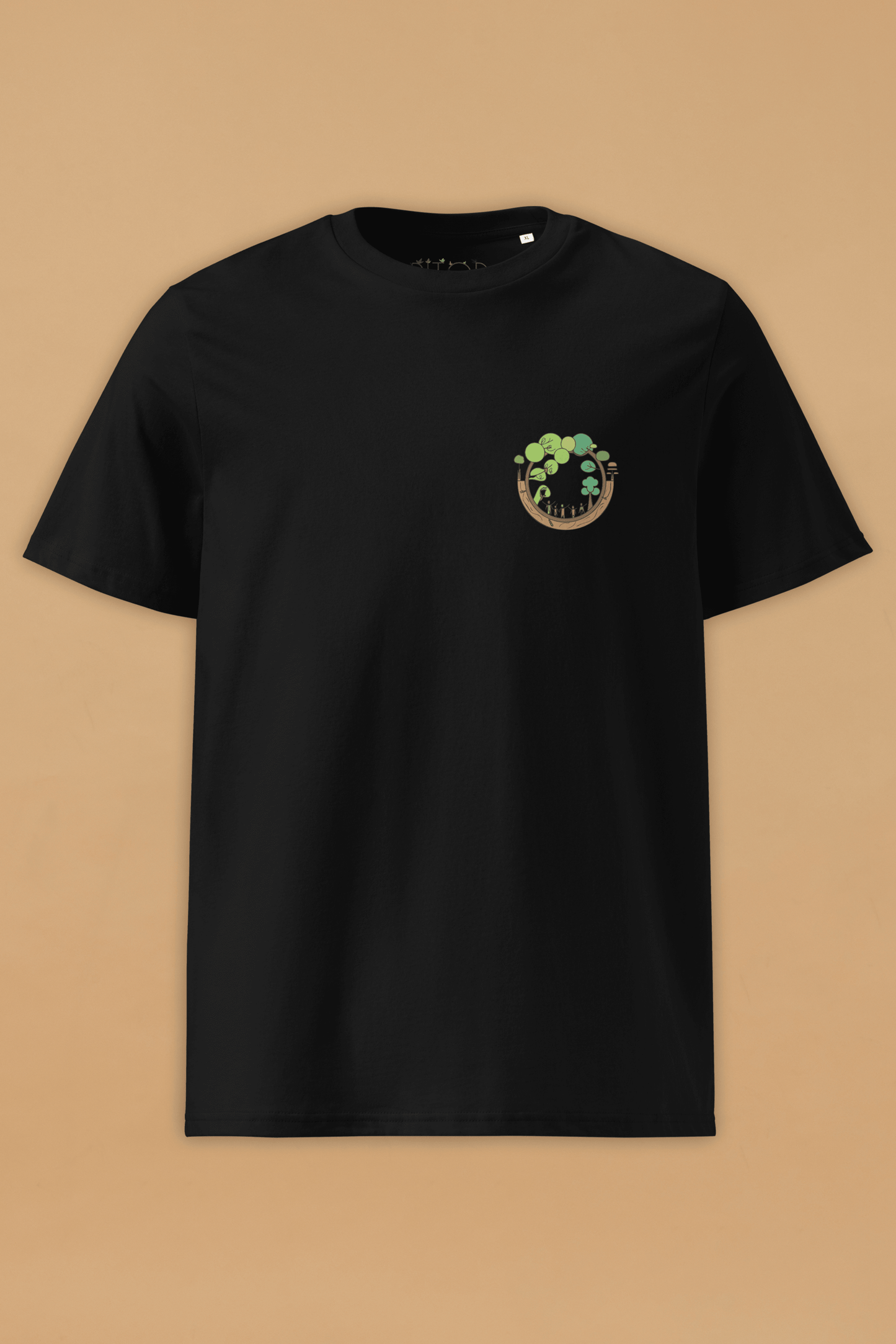 Circle of Life Black Organic Cotton T-Shirt – Unisex