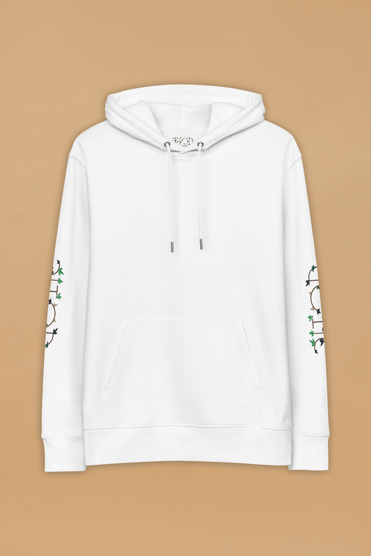 Rainforest Pitod White Organic Cotton Hoodie – Unisex