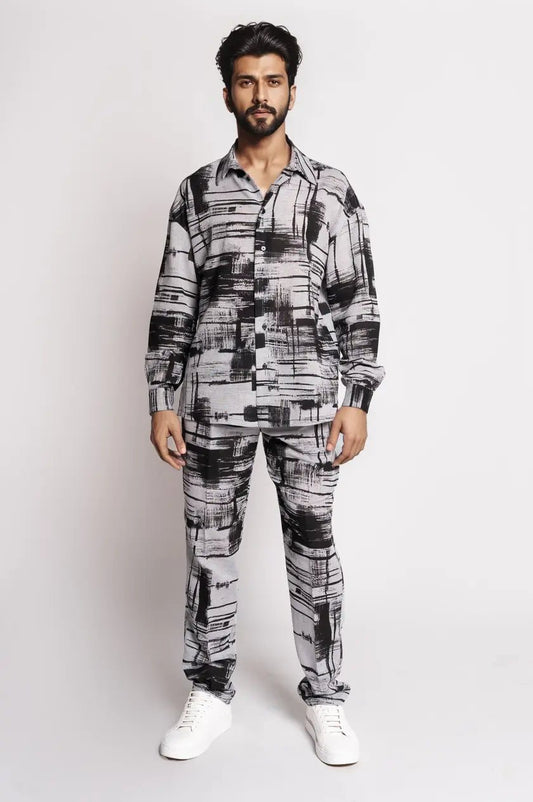 Chemise oversize 100% lin fabriquée en France