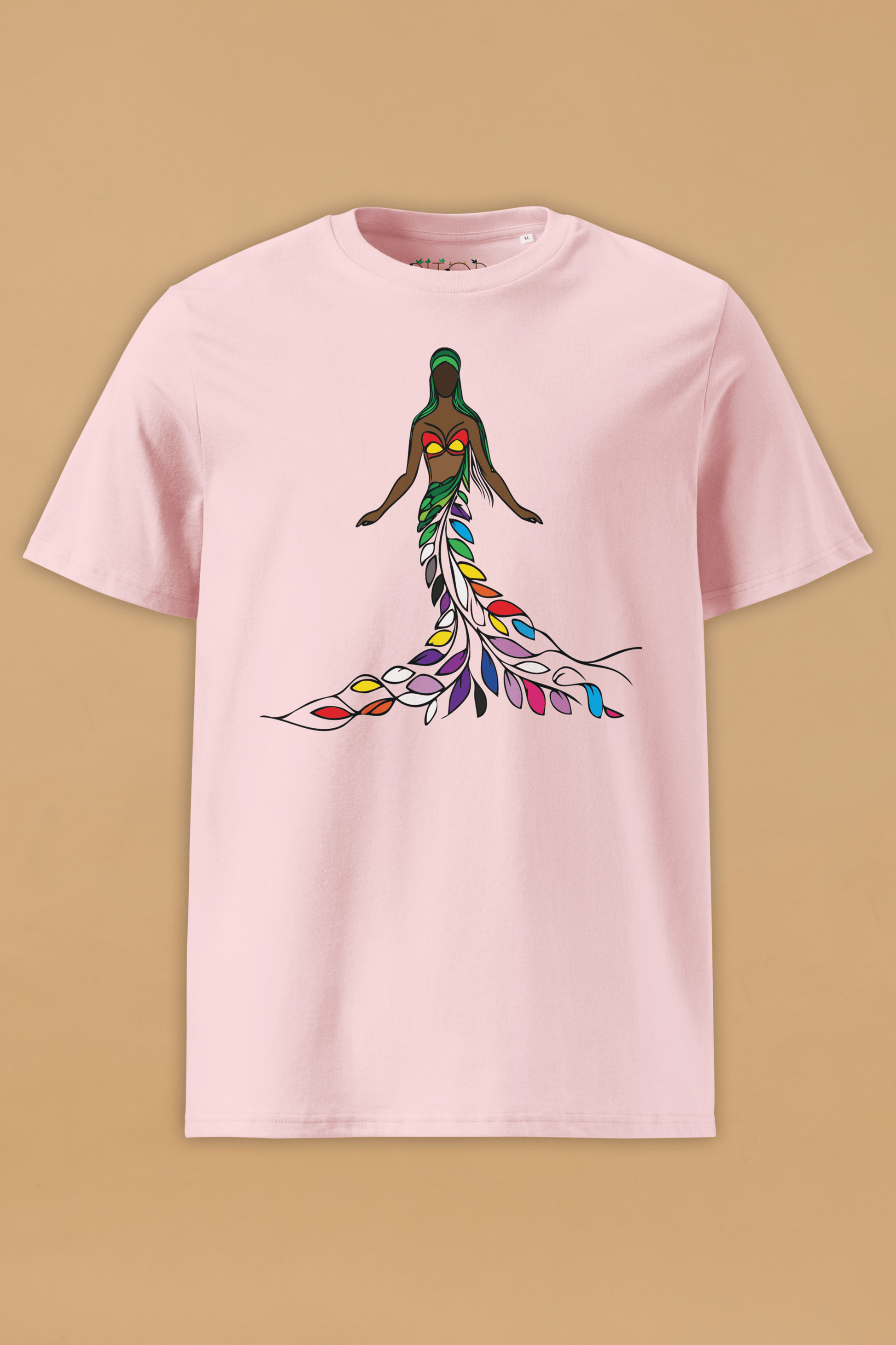 Mother Nature Cotton Pink Organic Cotton T-Shirt – Unisex